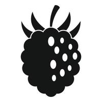 Raspberry fazz icon, simple style vector