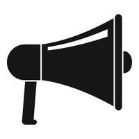 Megaphone icon, simple style vector