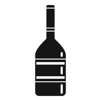 Duty free alcohol icon, simple style vector