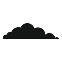 Cloud icon, simple style vector