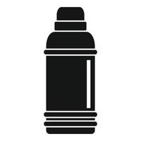 Insulated flask icon, simple style vector