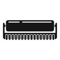 Roll toner icon, simple style vector