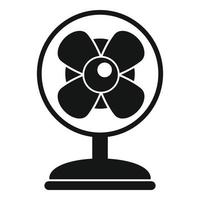 Clean room fan icon, simple style vector