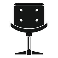 Sit armchair icon, simple style vector