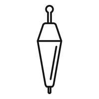 Tool bobber icon, outline style vector