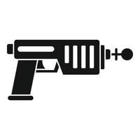 icono de blaster, estilo simple vector