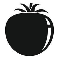 Tomato food icon, simple style vector