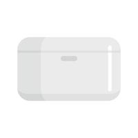 Home smart speaker icon, flat style vector