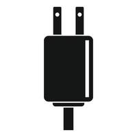 Tablet charger icon, simple style vector