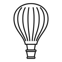 Freedom air balloon icon, outline style vector