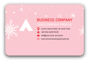 artículos de papelería de negocios profesionales plantilla de navidad estilos de color ilustración de png en capas