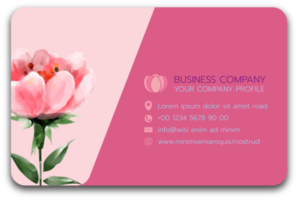 Professional love wedding business stationery items set flower color styles png illustration