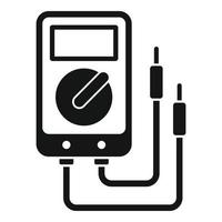 Multimeter icon, simple style vector