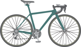 conjunto de diferentes tipos de bicicletas plana infográfico png ilustração colorido