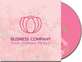 Professional love wedding business stationery items set flower color styles png illustration