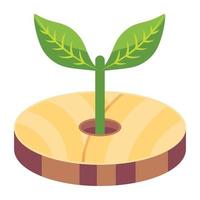 Check out ecology experiment 2d icon vector