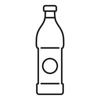 Soda beverage icon, outline style vector