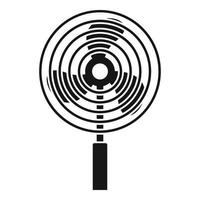 Blade protect fan icon, simple style vector