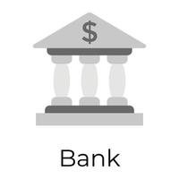 Trendy Bank Concepts vector