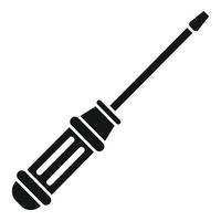 Phone repair screwdriver icon, simple style vector