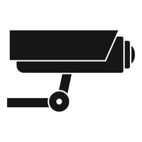 Security camera icon, simple style vector