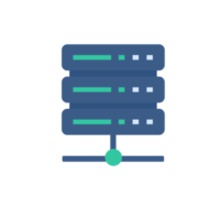 Data center servers. Connecting to big data on the cloud. large amount of data storage png