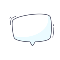 hand drawn speech bubble for chatting cartoon characters png