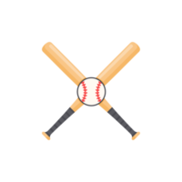 les battes de baseball sont utilisées pour frapper des balles de baseball lors d'événements sportifs. png
