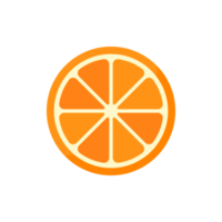 naranja. Fruta naranja cortada en trozos para hacer jugo. png