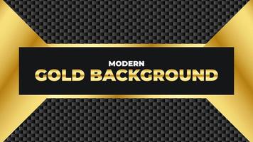 Elegant Black background with golden strip and carbon shape elements. luxury Modern flat style modern concept. vector illustration for design. template design