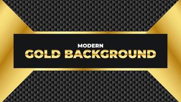 Elegant Black background with golden strip and carbon shape elements. luxury Modern flat style modern concept. vector illustration for design. template design