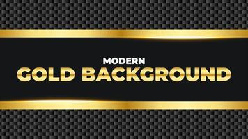 Elegant Black background with golden strip and carbon shape elements. luxury Modern flat style modern concept. vector illustration for design