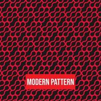 Abstract geometric infinity pattern with circle pattern seamless vector background. Red and Black texture can be used in cover design, book design, poster, cd cover, flyer, website backgrounds or ads