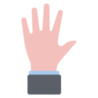 hand gestures of business people element for finance png