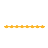 cadena de oro joyería de lujo está hecha de cadenas de oro entrelazadas en una línea. png