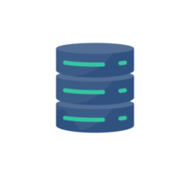 una base de datos para almacenar grandes cantidades de datos en la nube. intercambio masivo de información png