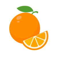 Sweet orange fruit. High vitamin oranges are sliced png