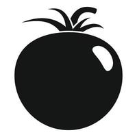 Cherry tomato icon, simple style vector