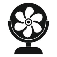 icono de ventilador de casa de aire, estilo simple vector