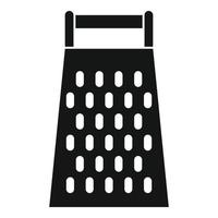 Old grater icon, simple style vector