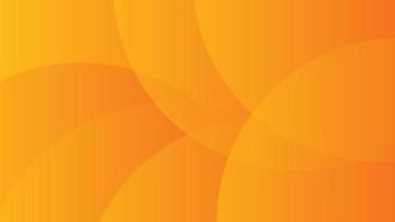 Fluid shapes composition with orange color. Dynamic shapes composition. Eps10 vector