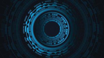 Digital circuit technology. Hi-tech communication concept futuristic digital innovation background vector illustration