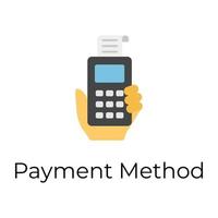 Trendy Payment Method vector