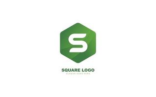 S logo shape for identity. letter template vector illustration for your brand.