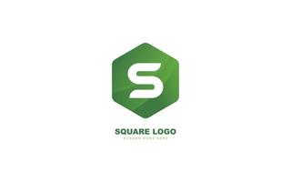 S logo shape for identity. letter template vector illustration for your brand.