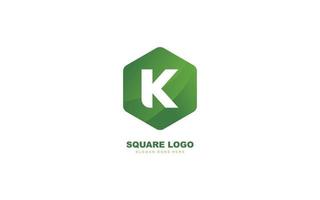 K logo shape for identity. letter template vector illustration for your brand.