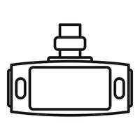 Vehicle dvr icon, outline style vector