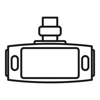 Vehicle dvr icon, outline style vector