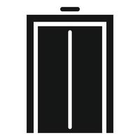 Level elevator icon, simple style vector