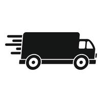 Express food delivery icon, simple style vector